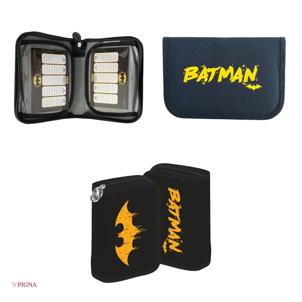 Penar Pigna Batman, din poliester, neechipat 1 fermoar 2 extensii, negru [4]