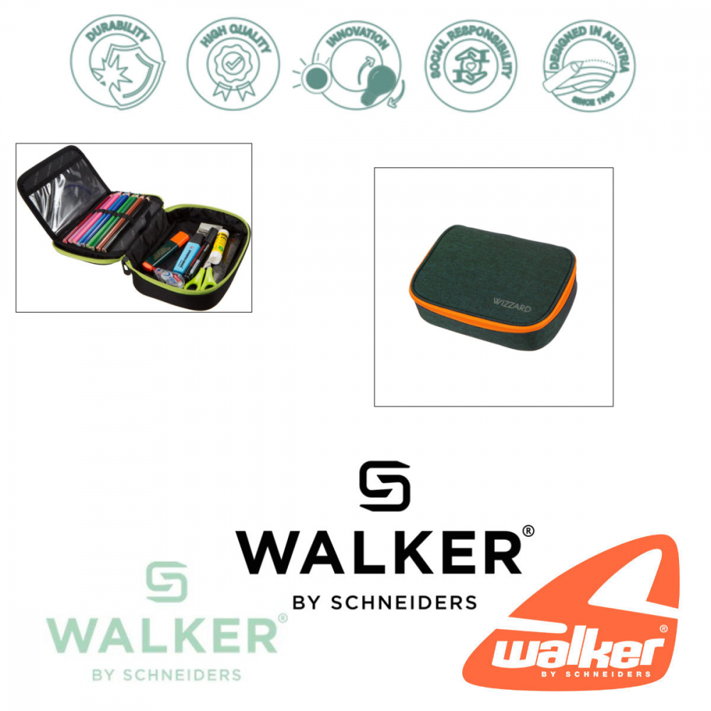 Penar Walker model Big Wizzard, neechipat, 22,5 x 16 x 6 cm, cu fermoar, olive [4]