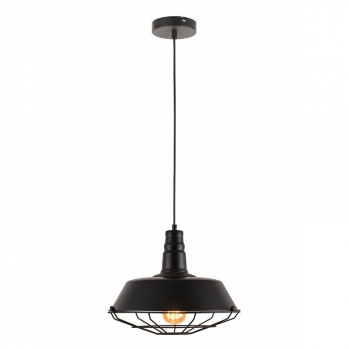 Pendul PLATINET - KRONOS ,E27 , 36x28cm ,Metal ,Negru [44026] [2]