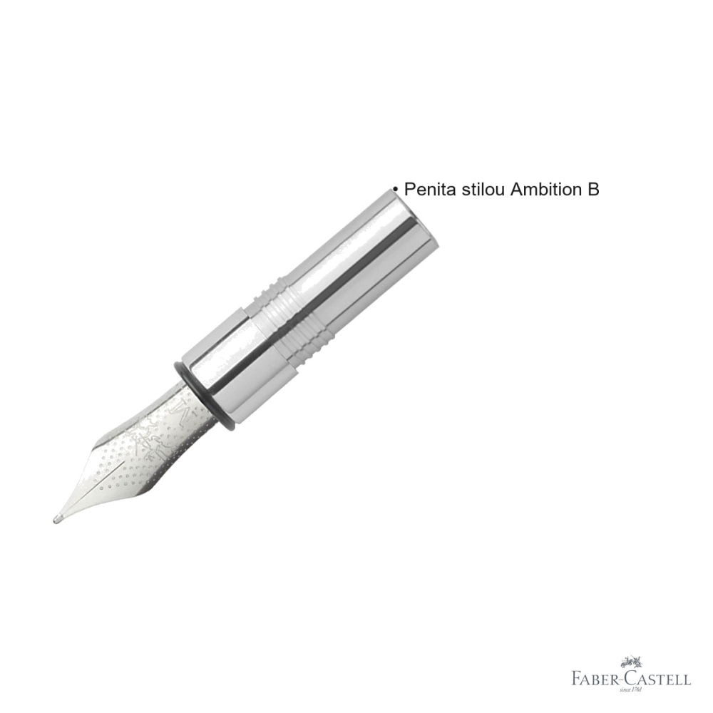 Penita stilou Faber-Castell Ambition, varf B, accesoriu de scris premium pentru stilouri [3]