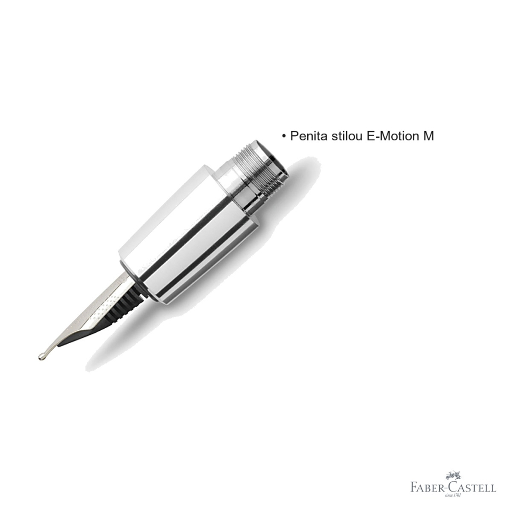 Penita stilou Faber-Castell E-Motion, marime M, accesoriu de scris premium pentru stilouri [3]