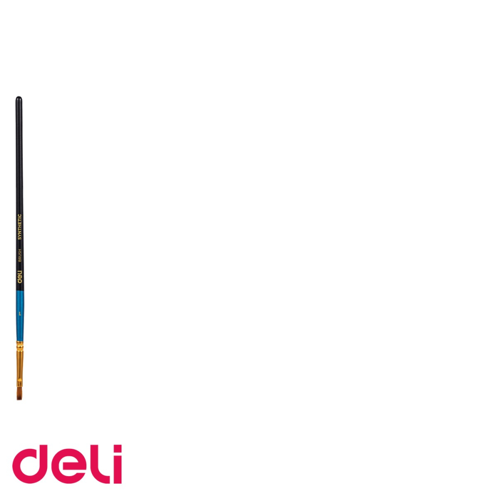Pensula cu varf tesit Deli No.1, par nailon moale, pentru pictura si desen [3]