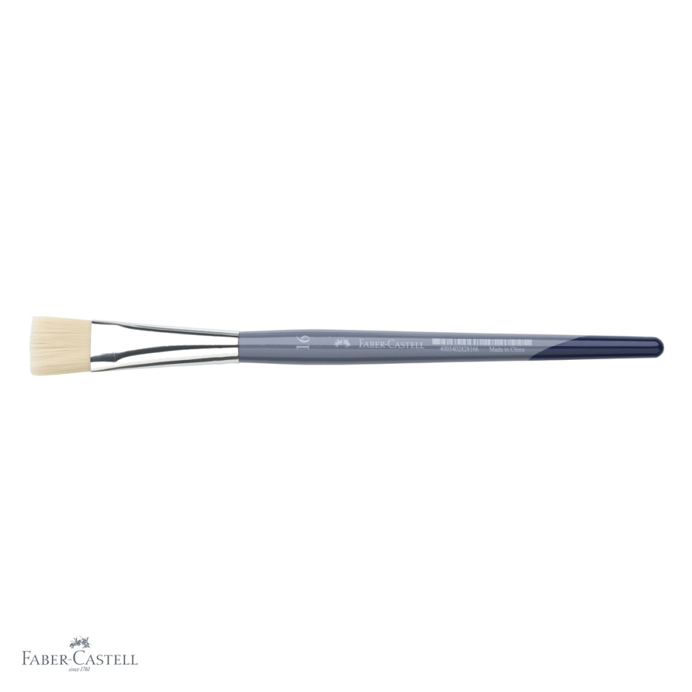 Pensula Faber-Castell Creative Studio nr. 16, varf tesit, par sintetic moale, pentru acuarela si culori solubile in apa [4]