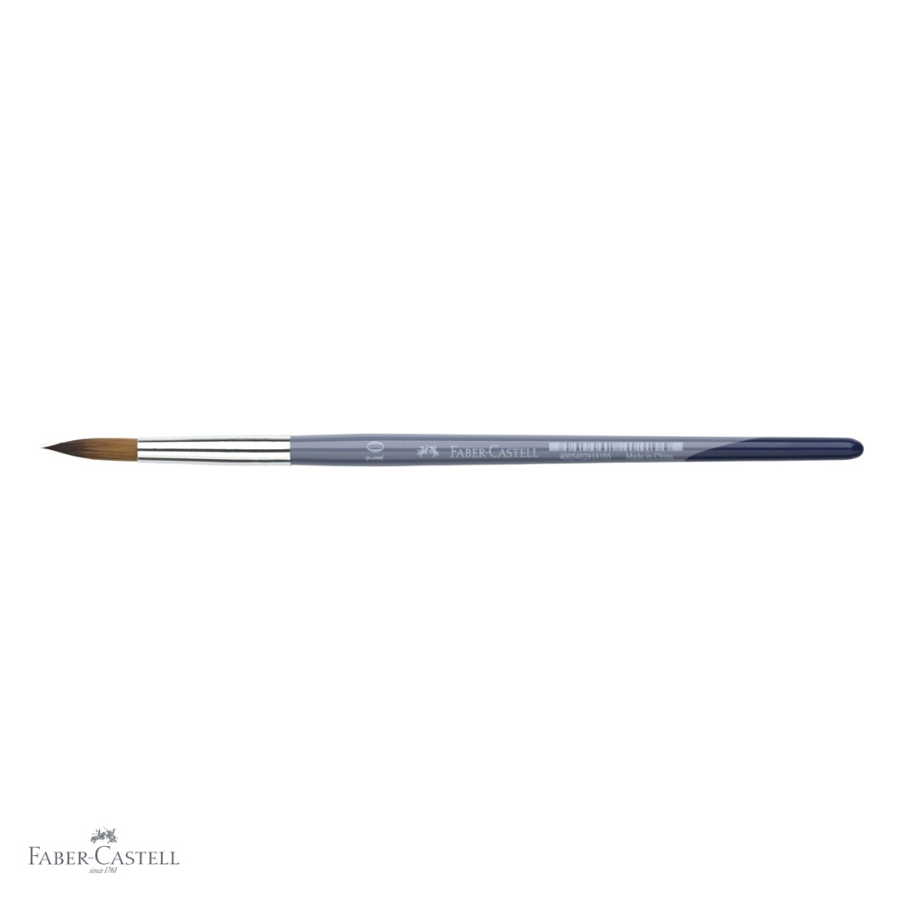 Pensula Faber-Castell Creative Studio, varf rotund nr. 10, par sintetic moale, pentru desen si pictura [4]