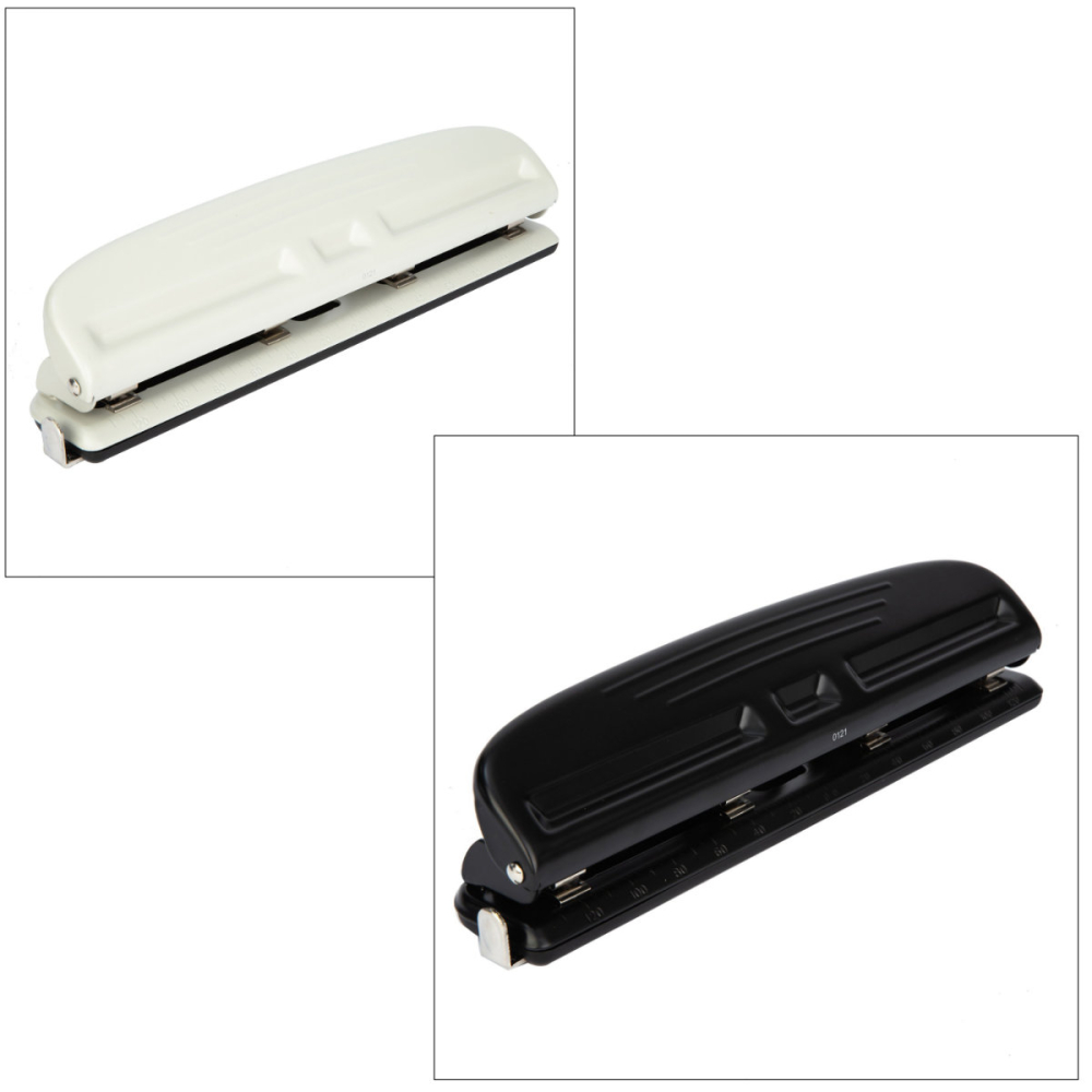 Perforator 4 gauri 10 coli 0121 Pro, pentru dosare cu 4 inele, arhivare profesionala, culoare asortata [2]