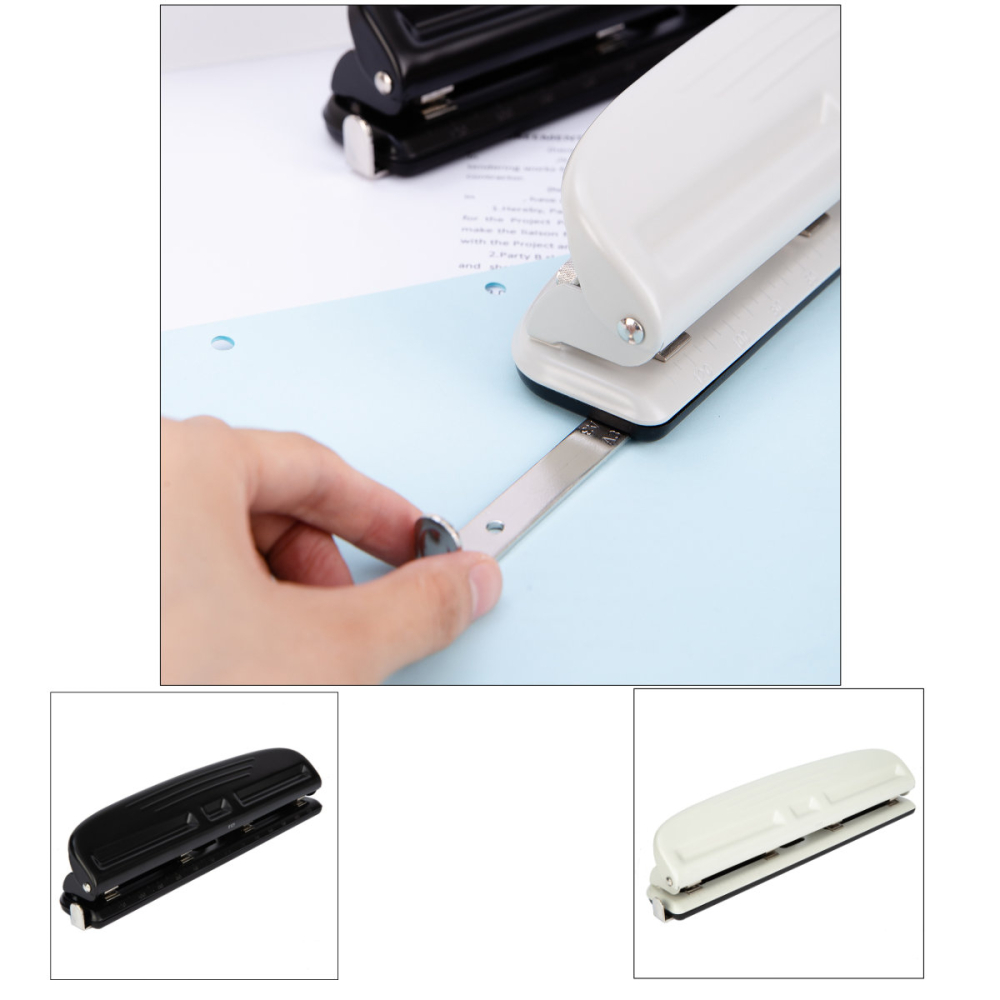 Perforator 4 gauri 10 coli 0121 Pro, pentru dosare cu 4 inele, arhivare profesionala, culoare asortata [5]