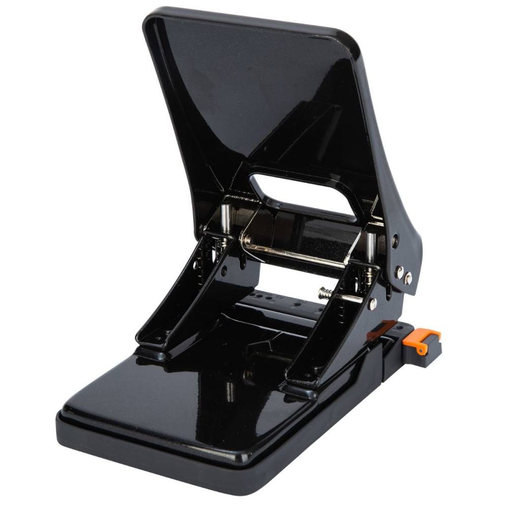 Perforator 45 coli E0143 negru, metalic, cu tehnologie patentata Efortless pentru reducerea efortului, distanta 80 mm, 860g [3]