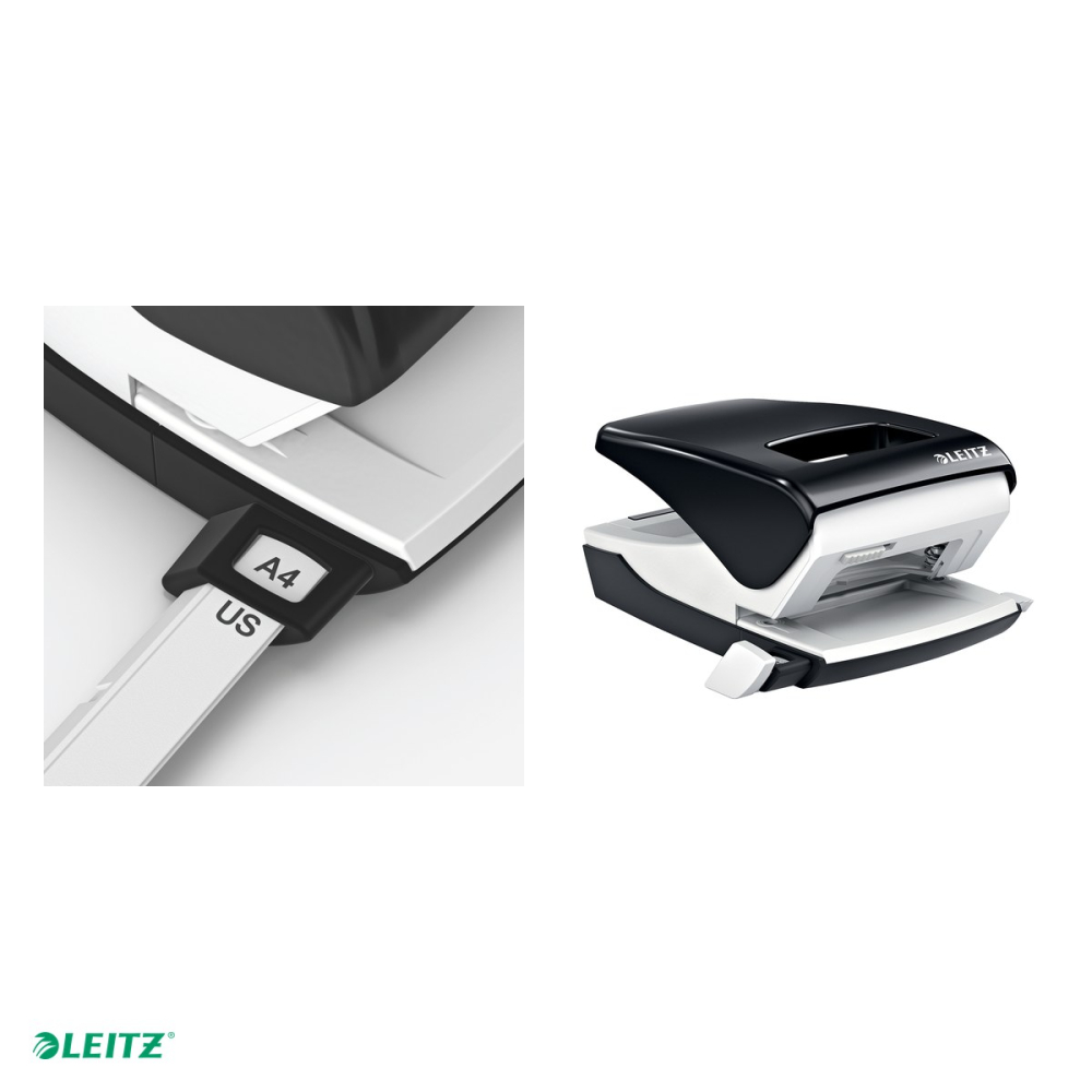 Perforator metalic Leitz 5138 NeXXt Series, perforare 40 coli, pentru documente perforate, albastru [5]