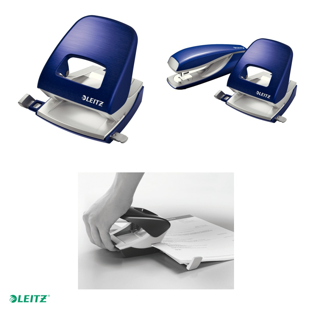 Perforator metalic Leitz Style 5006 NeXXt Series, perforare 30 coli, pentru documente perforate, albastru-violet [4]