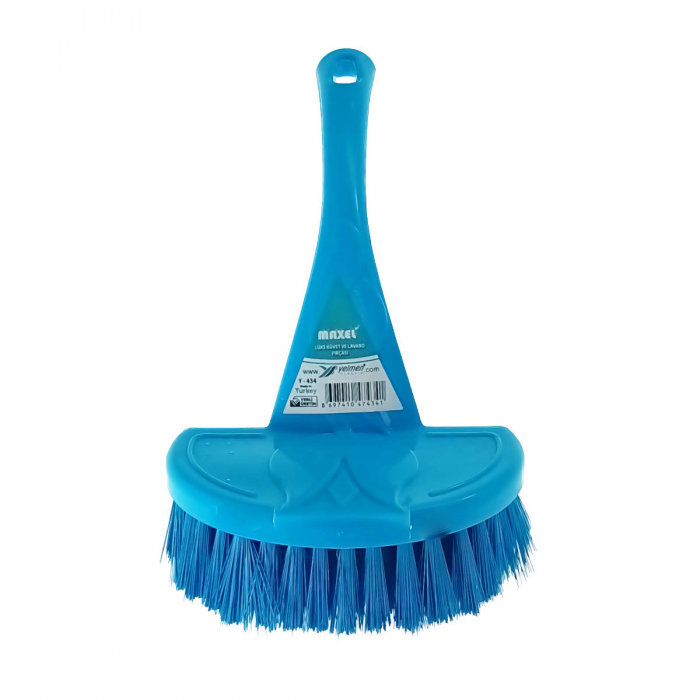 Perie cu maner, pentru curatat lavoar si toaleta, din plastic, lungime fire 30 mm, Y-434, albastru [2]