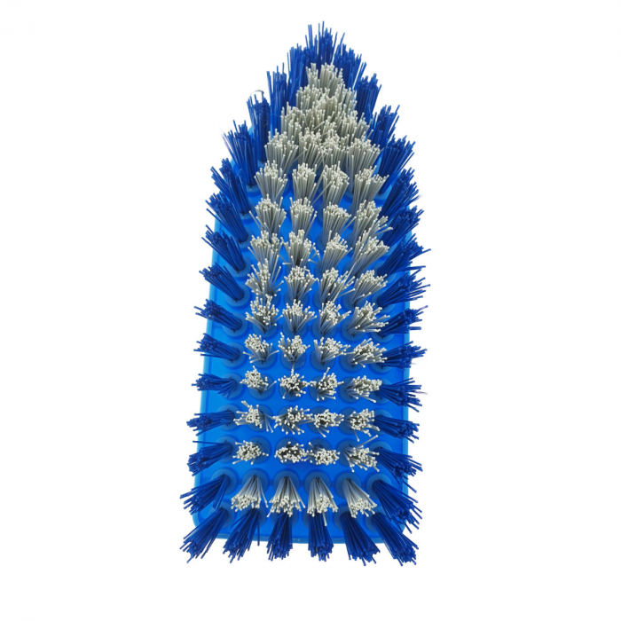 Perie cu maner, pentru curatenie, lungime 135 mm, din plastic, albastra [4]