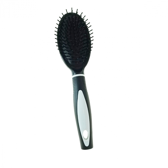 Perie de par cu maner, V2-J-62 00109, cu perii tip ac gamalie, lungime 24 cm, neagra [1]