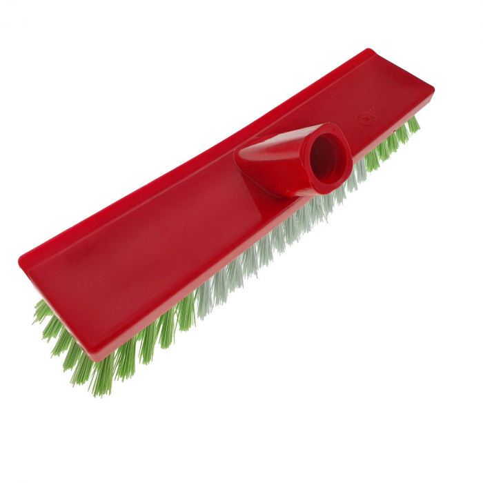 Perie pentru covoare cu filet pentru coada, lungime 260mm, verde cu alb [2]
