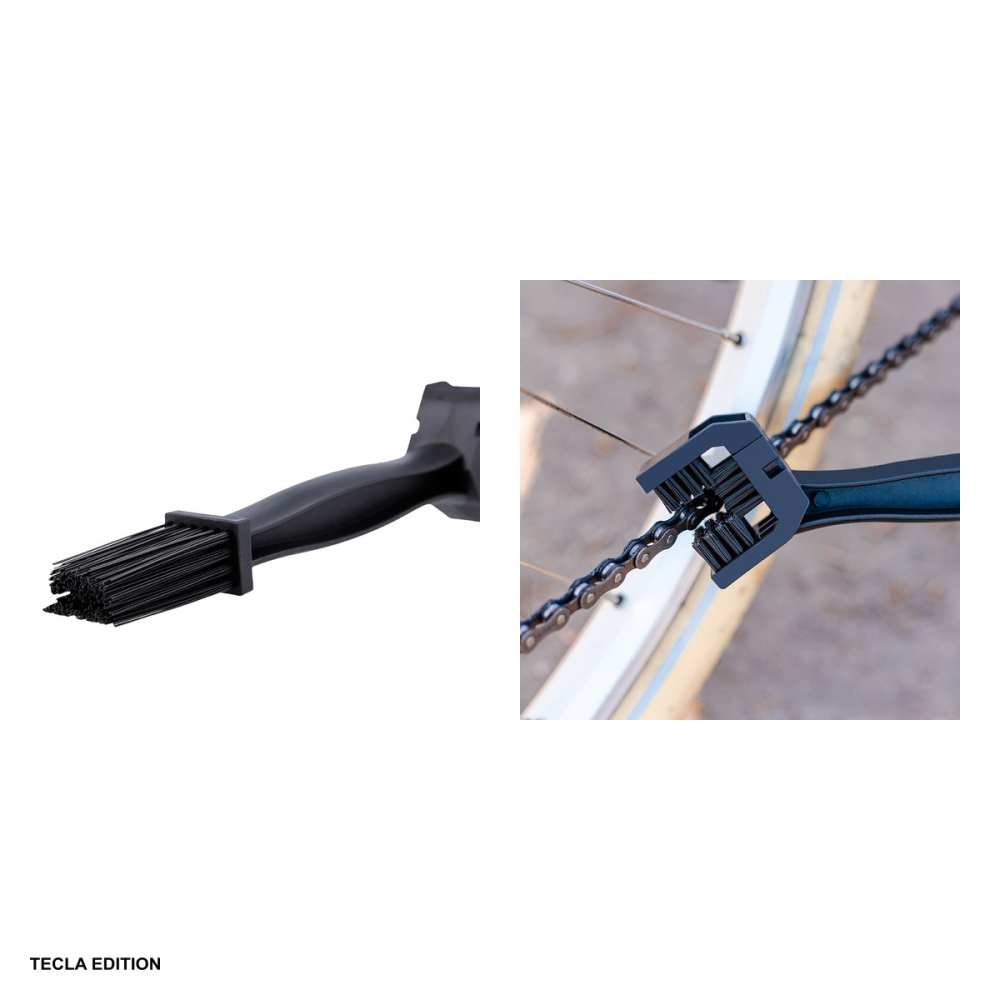 Perie pentru curatarea lantului de bicicleta, Forever Outdoor, neagra [4]