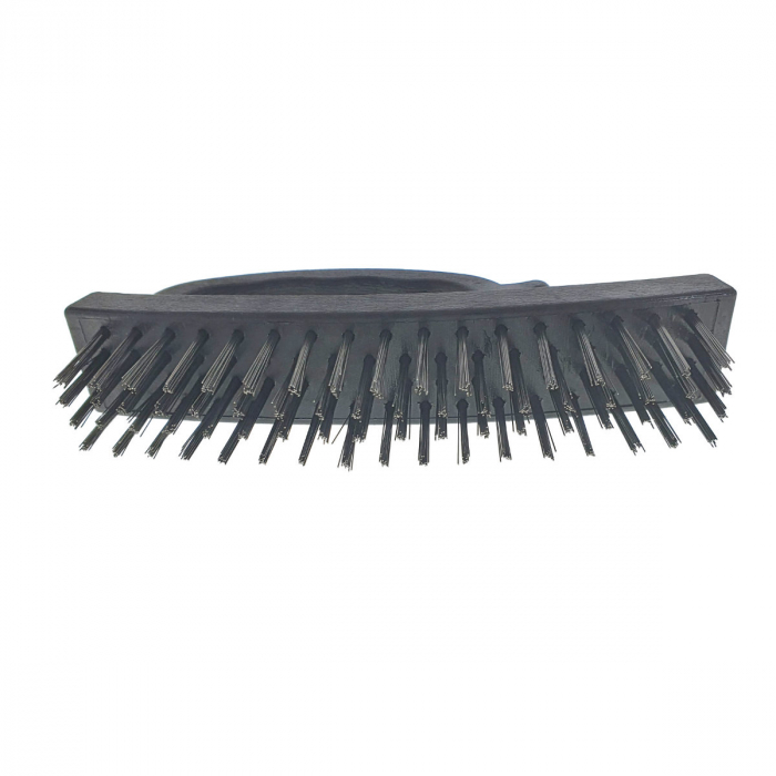 Perie sarma, lungime 170mm, cu 4 randuri si maner de prindere, din plastic, neagra [3]