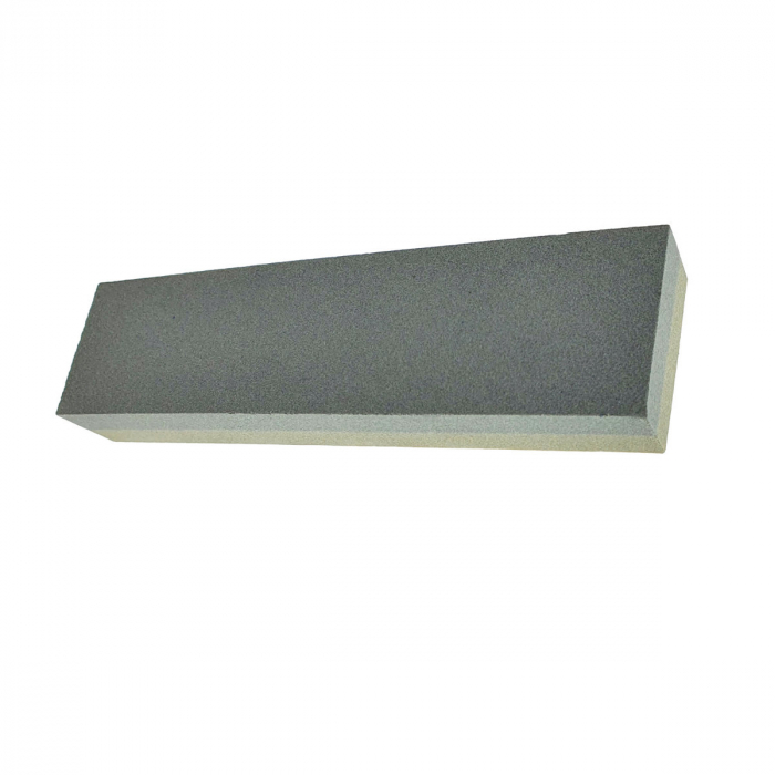 Piatra pentru ascutit prin slefuire, coase si cutite, cu 2 granulatii, dimensiuni 200x50x25mm, greutate 480g [3]