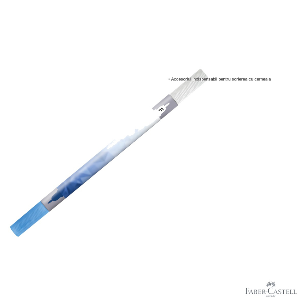 Pic cu rescriere varf subtire F Faber-Castell Scribolino, accesoriu corector pentru scris cu cerneala [3]