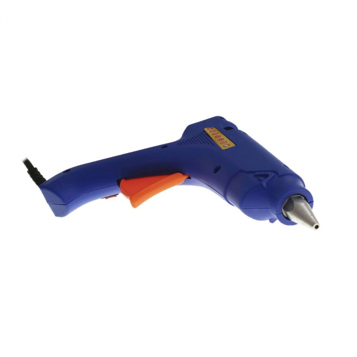 Pistol de lipit din plastic FAE-30099,100w, cu intrerupator, albastru [3]