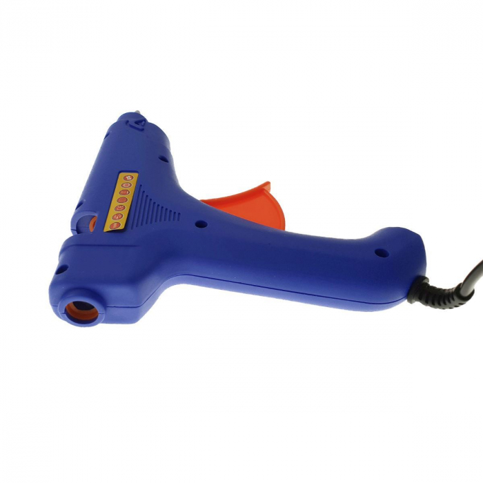 Pistol de lipit din plastic FAE-30099,100w, cu intrerupator, albastru [2]