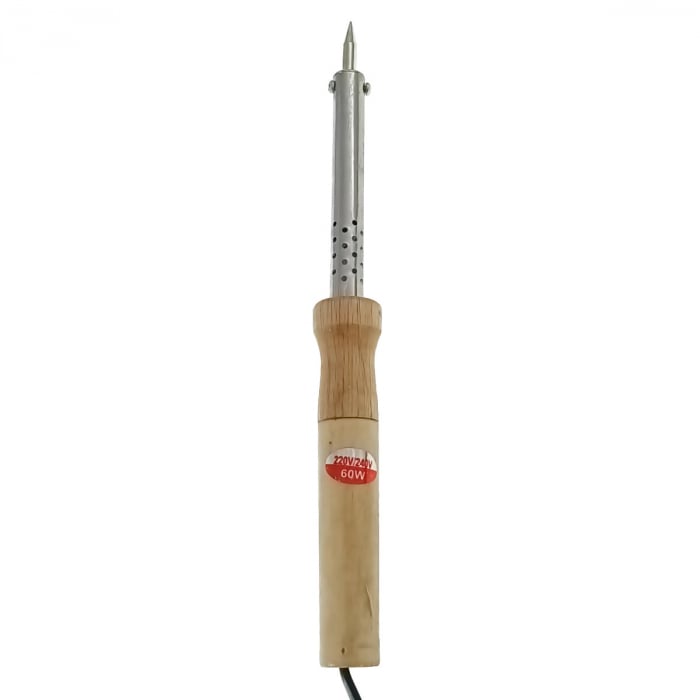 Pistol de lipit tip letcon, 60W, cu maner de lemn, cablu 120cm [3]