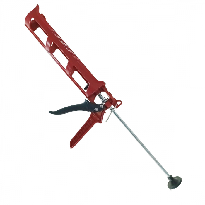 Pistol pentru tuburi de silicon, FS-12027-R, din plastic, rosu [2]