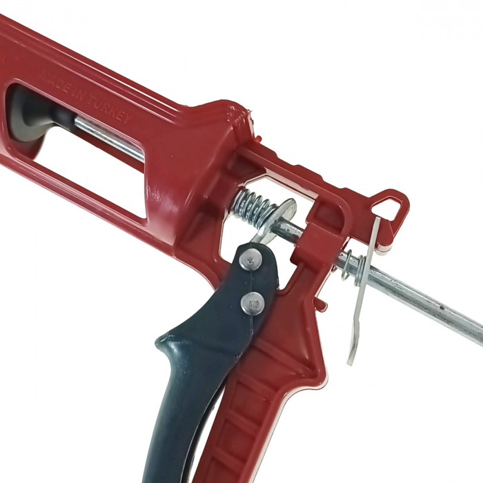 Pistol pentru tuburi de silicon, FS-12027-R, din plastic, rosu [4]