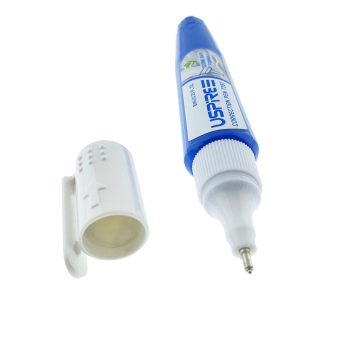 Pix corector cu varf de 7mm, capacitate 8ml, model Correction Pen 97387, lungime 127 mm, uscare rapida [4]