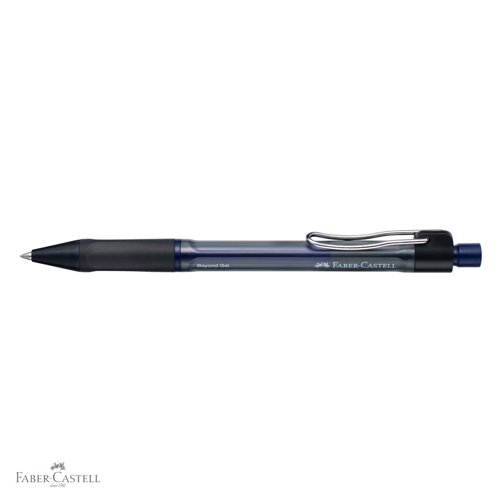 Pix cu gel cu mecanism Faber-Castell Beyond 0.7mm, cerneala albastra, reincarcabil, pentru birou si scoala [4]