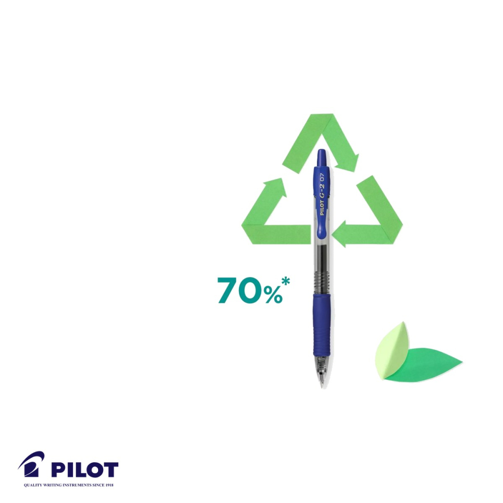 Pix cu gel retractabil Pilot G2, varf 0.7mm, cerneala albastra, ergonomic, pentru birou si scoala [5]