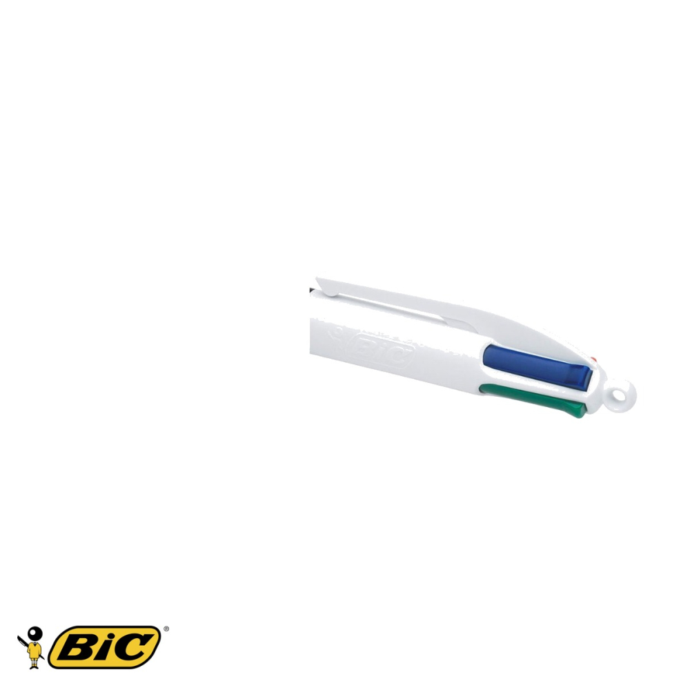 Pix cu mecanism 4 culori Bic Grip, varf mediu 1.0 mm, grip cauciucat, pentru scris confortabil [5]