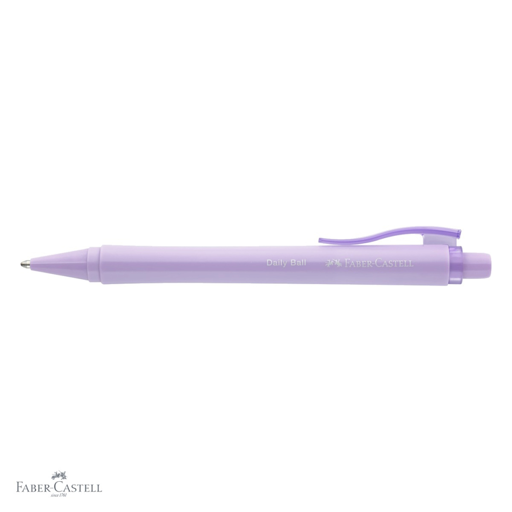 Pix cu mecanism Faber-Castell Daily, mina XB, scriere albastra, cerneala rezistenta la documente [4]