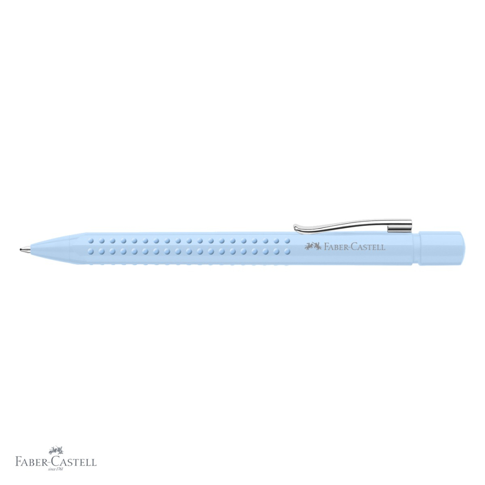 Pix cu mecanism Faber-Castell Grip 2010, zona anti-alunecare ergonomica, albastru, pentru birou si scoala [4]