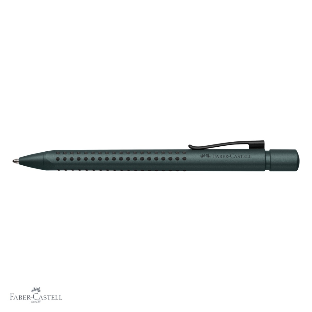 Pix cu mecanism Faber-Castell Grip 2011, verde inchis, rezerva mare capacitate XB, editie speciala [4]