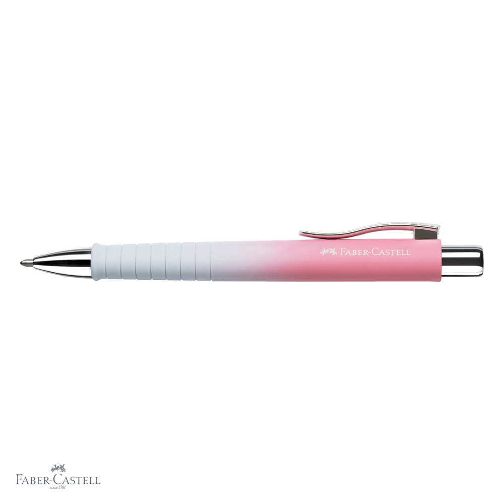 Pix cu mecanism Faber-Castell Poly Ball XB Urban Summer Edition Sunset, varf extra-lat, grip ergonomic triunghiular [4]