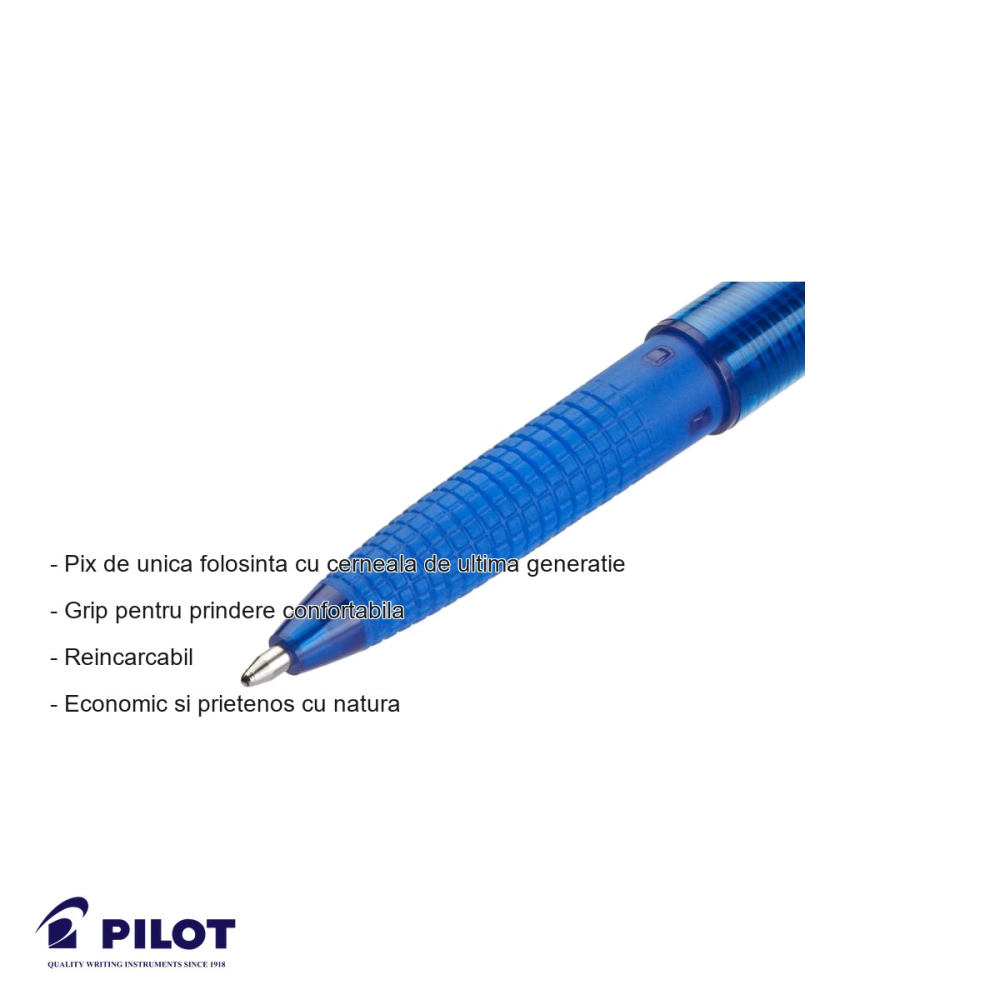 Pix de unica folosinta Pilot Supergrip G, varf 1mm, cerneala violet, grip confortabil pentru scriere fluida [2]