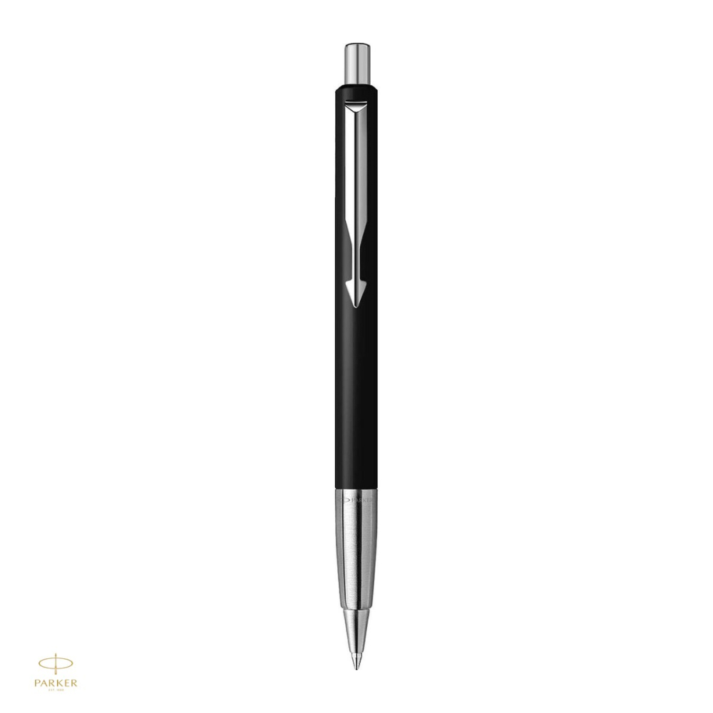 Pix Parker Vector retractabil, corp din plastic ABS si otel inoxidabil, mina albastra, negru [4]