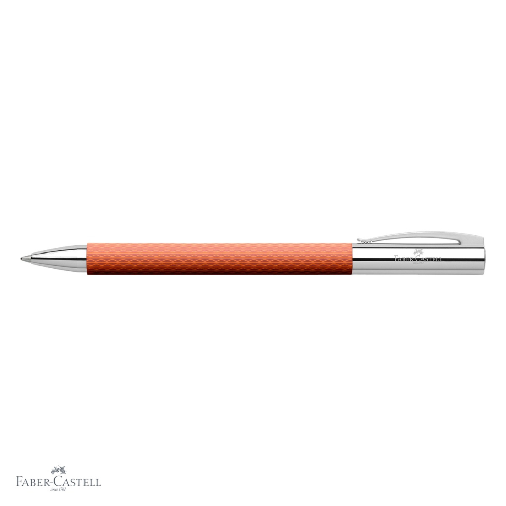 Pix premium Faber-Castell Ambition OPart Autumn Leaves, corp din rasina gravata guilloche, rezerva neagra B [4]