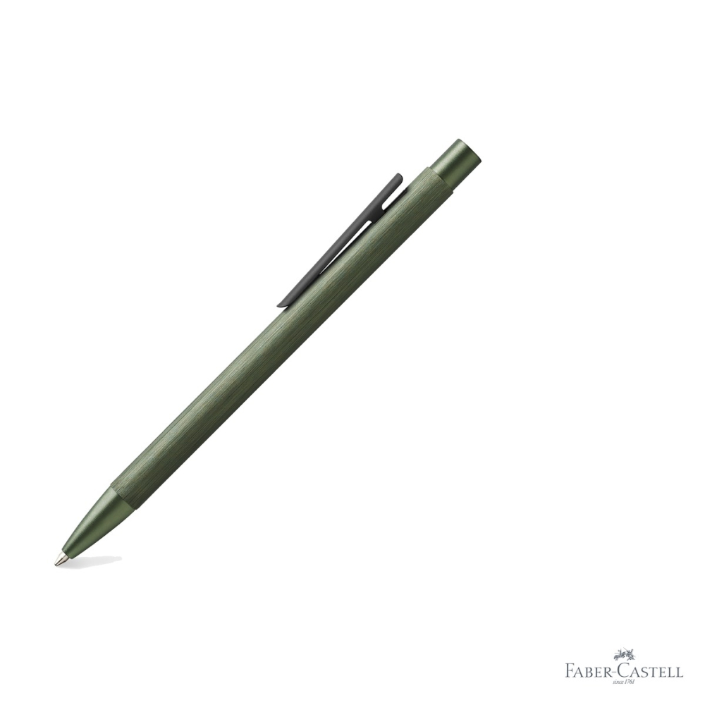 Pix premium Faber-Castell Neo Slim Aluminium, corp metalic subtire, verde, pentru profesionisti [3]