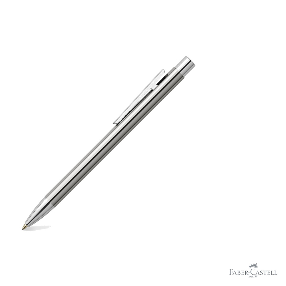 Pix premium Faber-Castell Neo Slim Metal, corp subtire cromat, pentru profesionisti [3]