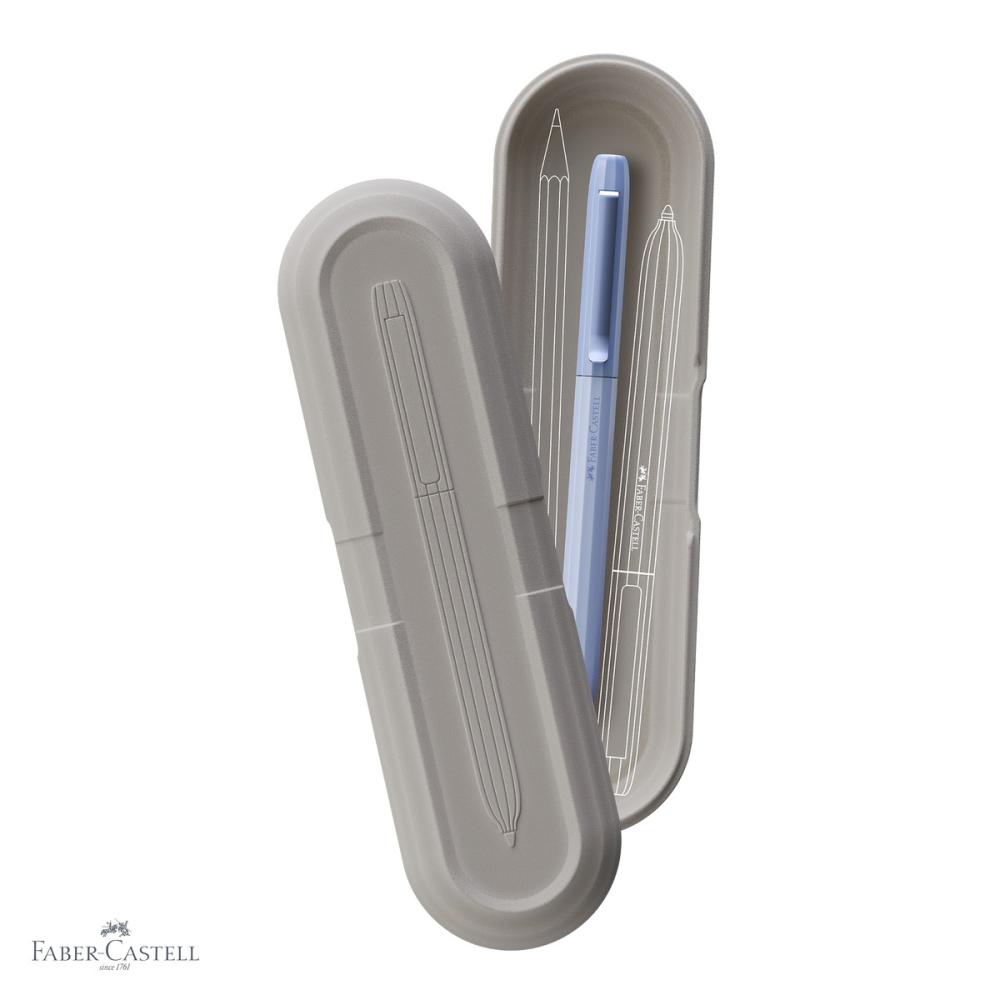 Pix rotativ Faber-Castell Avori Cosmic Flow, plastic reciclat 92%, mina albastra XB, negru [4]