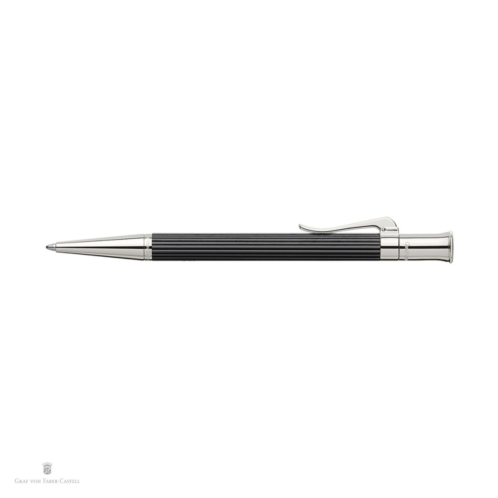Pix rotativ Graf von Faber-Castell Classic Ebony, corp din lemn de abanos, cutie cadou din lemn, varf M, scriere neagra, negru [4]