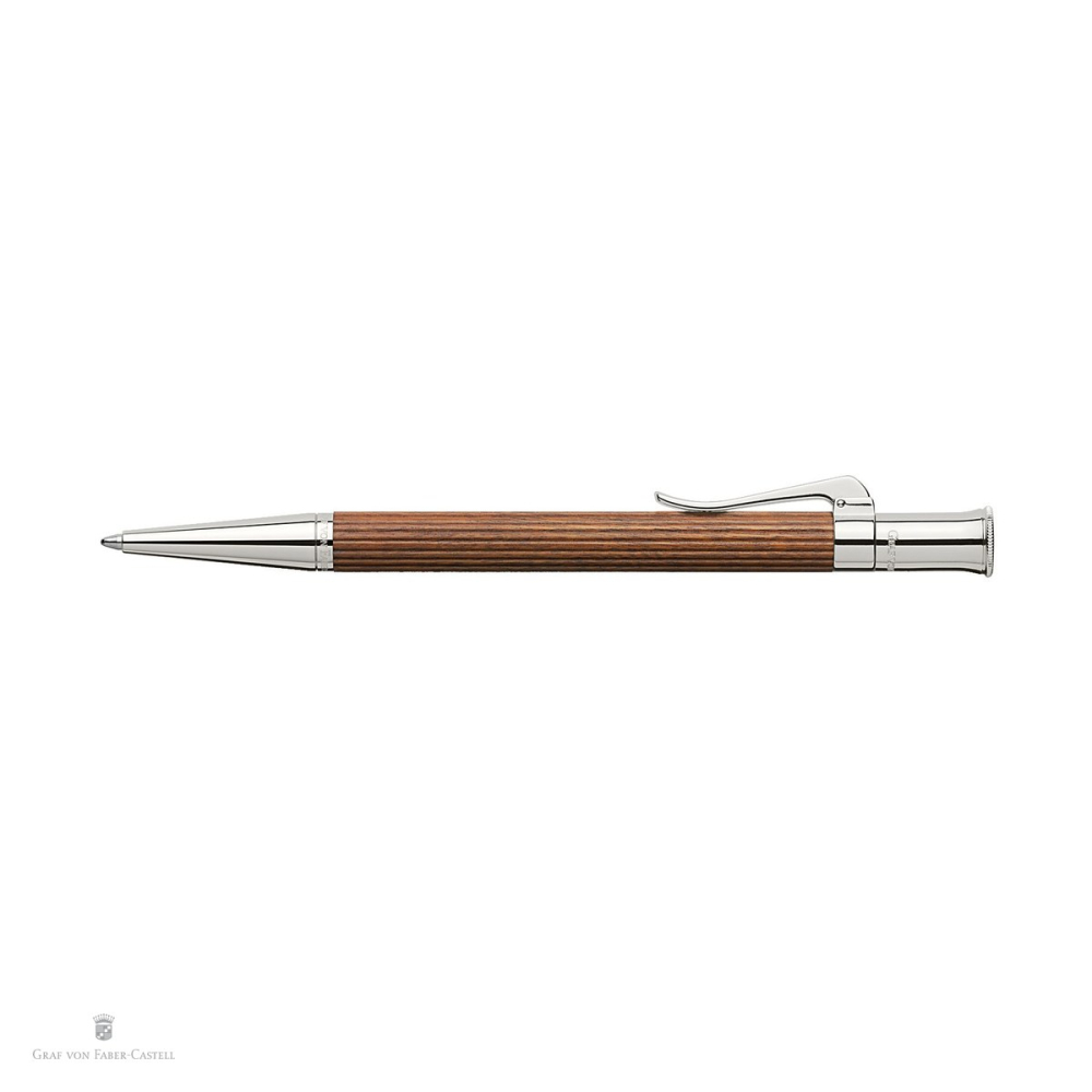 Pix rotativ Graf von Faber-Castell Classic Pernambuco, corp din lemn de pernambuco, cutie cadou din lemn, varf M, scriere neagra, maro [4]