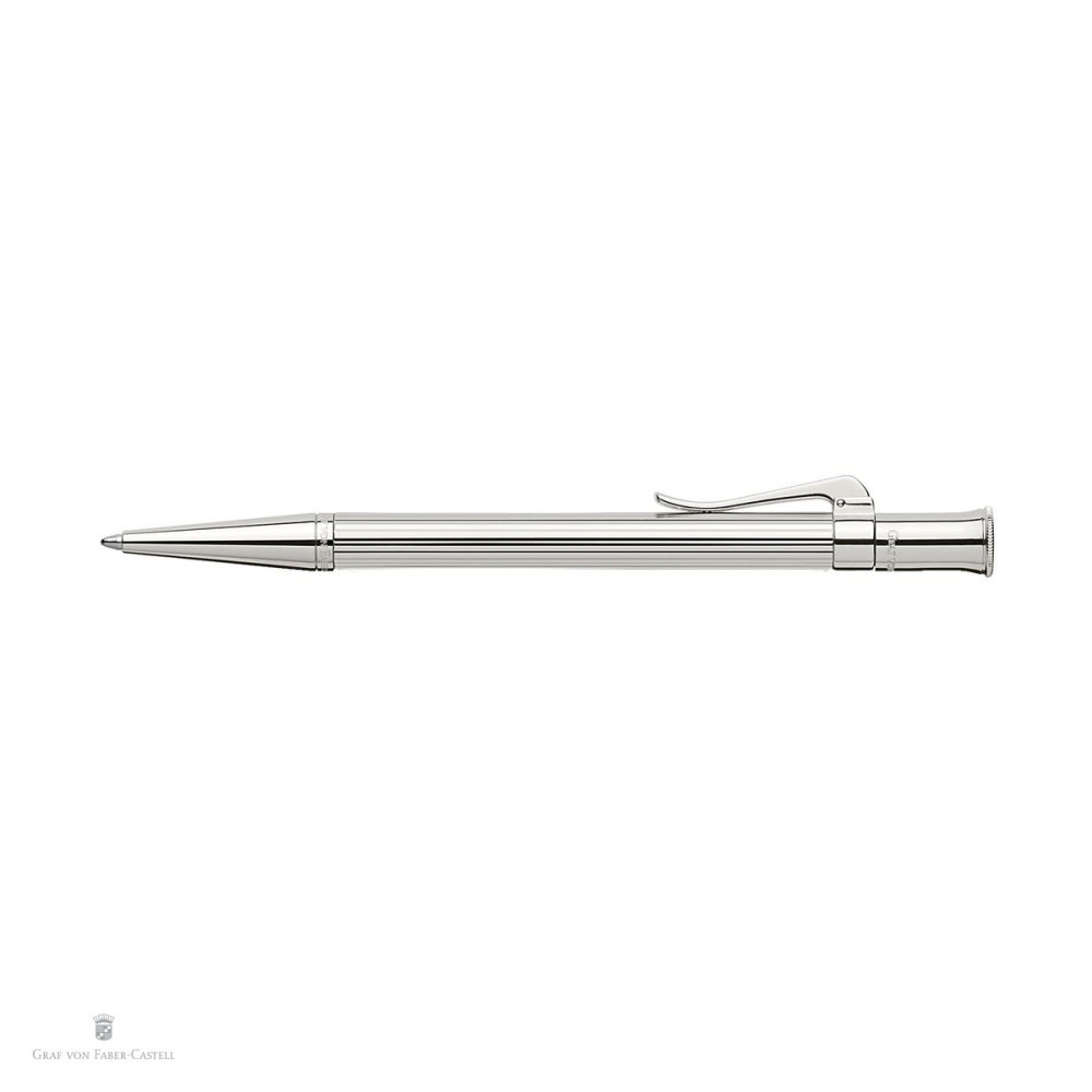 Pix rotativ Graf von Faber-Castell Classic Platinum, placat cu platina, cutie cadou din lemn, varf M, scriere neagra [4]
