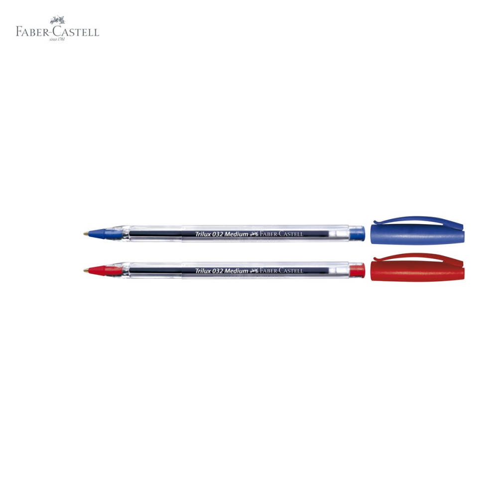 Pix unica folosinta Faber-Castell Trilux 032M, varf 1.0 mm, cerneala rosie, pentru birou si scoala [5]