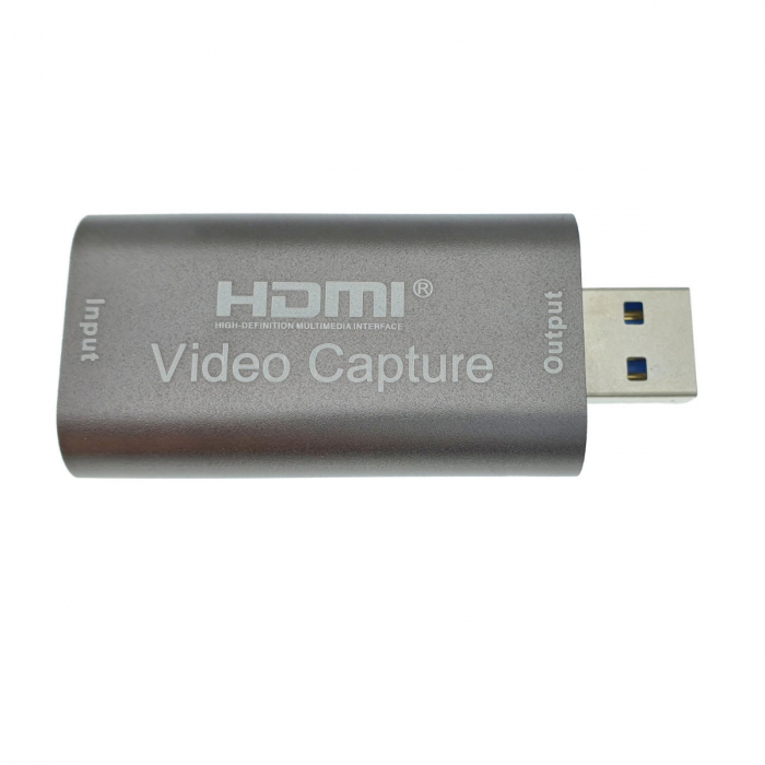 Placa de captura video HDMI la USB 2.0, rezolutie 1920 x 1080 la 30 Hz Full HD, Plug & Play [5]