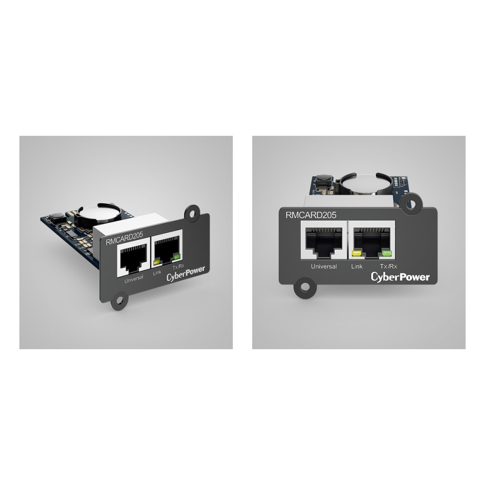 Placa de management in retea CyberPower RMCARD205 pentru UPS si PDU, SNMP si HTTP, Ethernet 10/100, port pentru senzor de mediu, albastru [4]