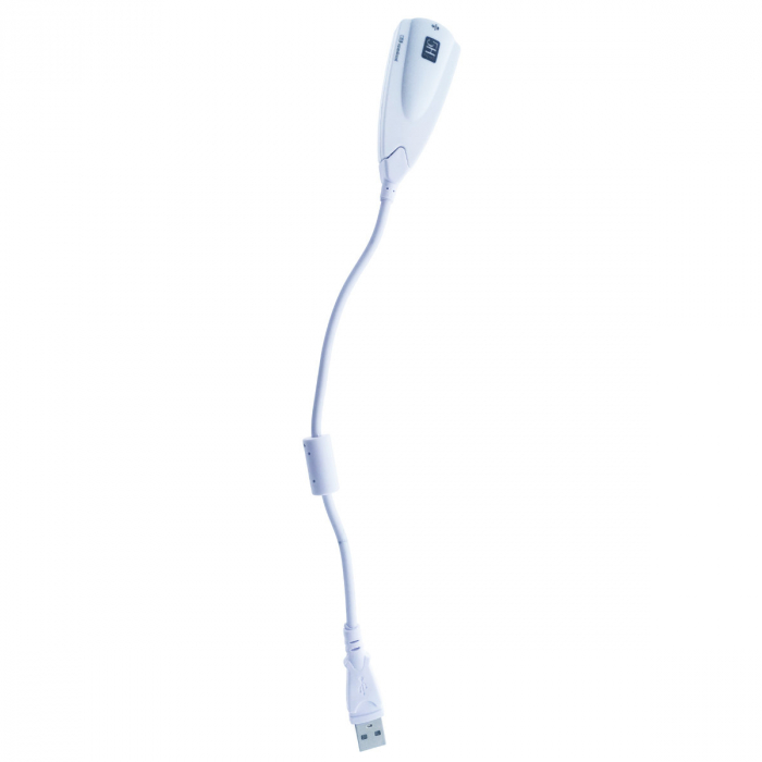 Placa de sunet externa USB, virtual 7.1 channel, cablu 20 cm, alba [2]