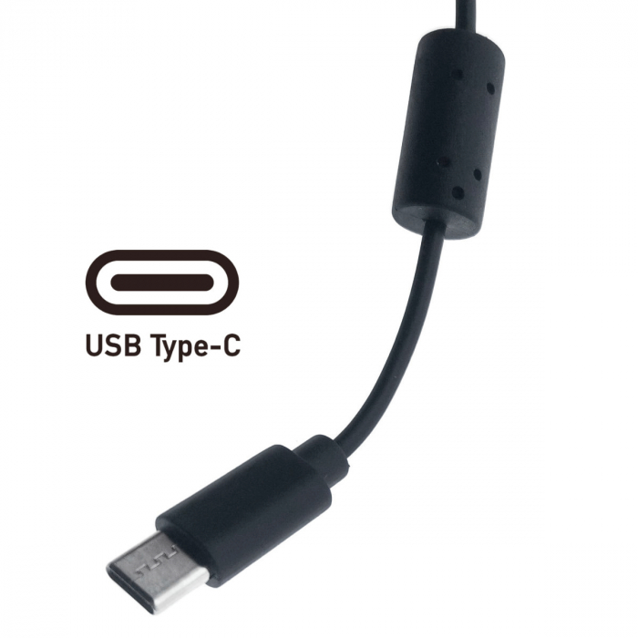 Placa de sunet USB Tip C, Virtual 7.1 Channel, cu iesire 2 x Jack 3.5mm mama, butoane de comanda, indicatori Led, neagra [5]