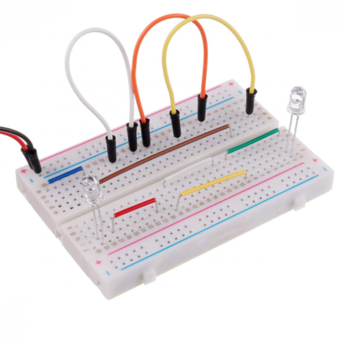 Placa pentru prototipuri electronice fara lipire, Xtreme 09957, 300 puncte contact, alba [3]