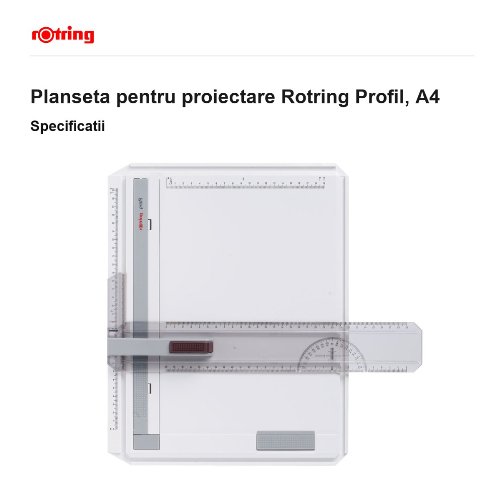 Planseta pentru proiectare Rotring Profil, A4 [3]